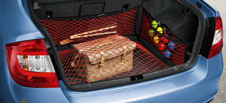 Net system for luggage compartment